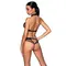 Белье с открытым доступом Passion MOONLIGHT SET, XXL/XXXL