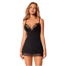 Obsessive Bella Rou chemise & thong - Еротичний комплект, XL/2XL