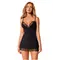 Obsessive Bella Rou chemise & thong - Еротичний комплект, XL/2XL