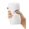 Tenga Puffy Latte Brown - м'який мастурбатор у силіконовому корпусі, 14.5х4.5 см (бежевий)
