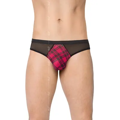 SoftLine Mens Briefs 4524 - Чоловічі труси, M/L (червоний)