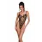 Passion Lovelia Body - спокусливе боді з серцем, XXL/XXXL (чорний)