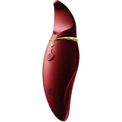 Zalo Hero Pulse Wave Massager- Импульсно-волновой массажер для клитора, 14.8 см (красный)