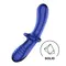 Двухсторонний фаллоимитатор Satisfyer Double Crystal, 19,5 см