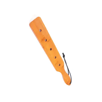 Fetish Tentation Paddle 5 Holes Bamboo - Шльопалка