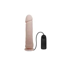 LyBaile The Big Penis - Реалистичный фаллос с вибрацией, 26х5.5 см (телесный)