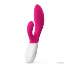 LELO Ina Wave 2 - вібратор кролик для стимуляції клітора та точки G, 20х4.5 см (рожевий)