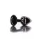Taboom L Butt Plug With Diamond Jewel - Анальная пробка, 9.5х4.1 см (черный)
