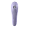 Satisfyer Dual Pleasure - Смарт вібратор і вакуумний стимулятор 2 в 1, 18х4.9 см (бузковий)