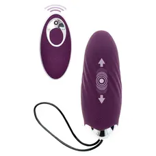 TOYJOY Knock Knock Eggstavagant - Виброяйцо с дистанционным пультом управления, 8,9х3.3 см (фиолетовый)