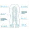 Tenga Original Vacuum Cup Extra Cool - мастурбатор с эффектом холода, 15.5х6.9 см (белый)