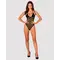 Obsessive Selinne teddy - еротичне жіноче боді, XS/S (чорний)