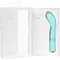 Pillow Talk - Sassy Teal - Роскошный вибратор с кристаллом Сваровски для точки G,12.8х3.8 см. (голубой)