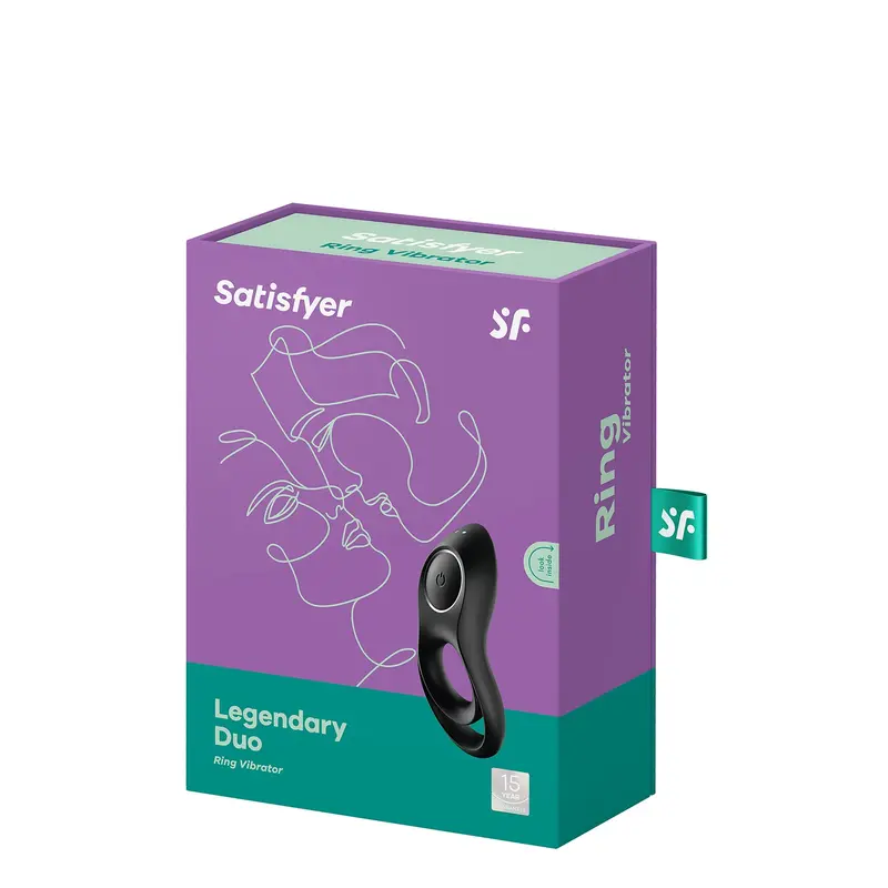 Satisfyer Legendary Duo Эрекционное кольцо с вибрацией, 11х3 см Satisfyer Legendary Duo Эрекционное кольцо с вибрацией, 11х3 см