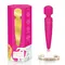 Rianne S Bella Mini Wand Rose вібромасажер 10 режимів, 19х4 см (яскраво рожевий)