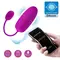 Pretty Love Nymph bullet vibration Mobile APP remote control Purple - Віброяйце з керуванням зі смартфона, 6,9 х3,0 см (фіолетовий)