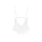 Obsessive Heavenlly crotchless teddy - еротичне тедді з відкритою промежиною, XS/S (білий)