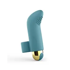 Love To Love Touch Me Petrole - перезаряжаемый вибратор на палец, 8,6х5,3 см (голубой)