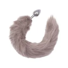 Металлическая анальная пробка CalExotics Running Wild Tail
