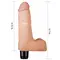 LoveToy Real Feel Vibrator 14 Flesh 7'' - Реалістичний вібратор, 15 см (тілесний)