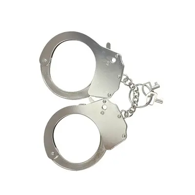 Adrien Lastic Handcuffs Metallic - наручники металеві поліцейські