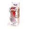 Boss Silikon Plug Jewellery Red Small - Анальная пробка с кристаллом, 7х2.7 см (красный с синим)