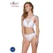 Passion PS002 Panties - Трусики с прозрачной вставкой, M (белые)