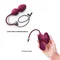 Dorcel Love Balls - Вагінальні кульки з вібрацією, 3.5 см (слива)