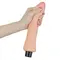 LoveToy Real Softee Vibrator Flesh 9" - Довгий реалістичний вібратор, 23х3.8 см