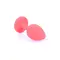 Boss Silikon Plug Jewellery Red Small - Анальная пробка с кристаллом, 7х2.7 см (красный с синим)