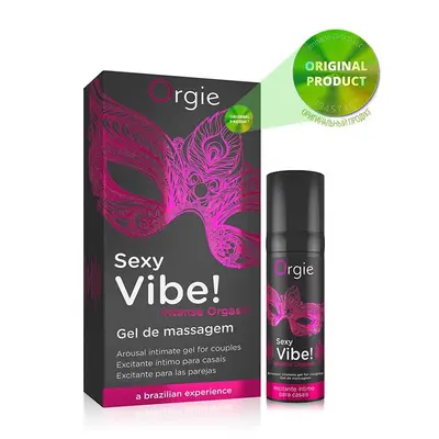 Orgie Sexy Vibe! Intense Orgasm-збуджуючий гель, рідкий вібратор, 15 мл