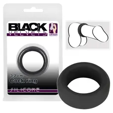 Black Velvets Cock Ring - Эрекционное кольцо, 3.2 см (черный)