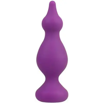 Adrien Lastic Amuse Medium Purple (M) - анальна пробка з двома переходами 11.3х3.4см (пурпуровий)