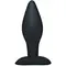 Orion Black Velvets Large - силіконова анальна пробка, 12х4 см (чорний)