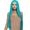 Leg Avenue - Long straight center part wig - Длинный парик (бирюзовый)