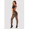 Obsessive Bodystocking F238 black S/M/L - Сексуальний сітчастий боді