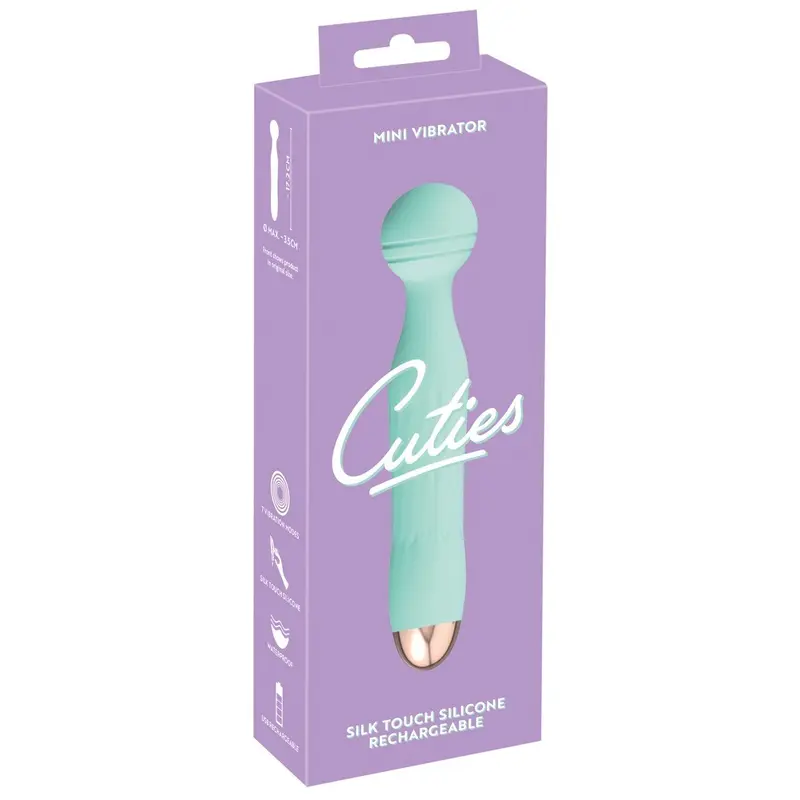 Orion - Cuties Mini Vibrator Green - Вібратор, 17.2х3.5 см