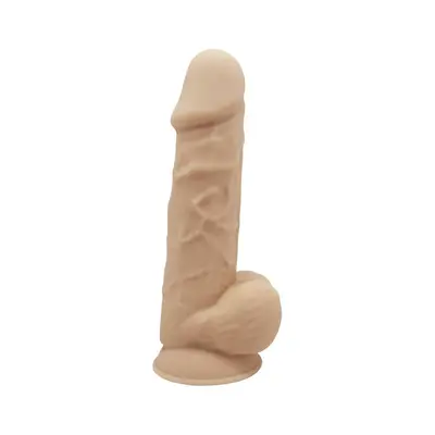 SilexD Norman Vibro Flesh Model 1 size 8,5" + LRS - Фаллоимитатор с вибрацией и пультом дистанционного управления, 21.5х5 см (телесный)