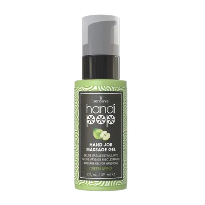Массажный гель Sensuva Handipop Green Apple, 59 мл