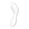 Satisfyer Curvy Trinity 5 - Вакуумний стимулятор з вібрацією, 16.5х4.6 см (білий)