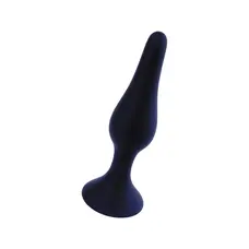 Boss Silicone Plug Black Medium - Анальна пробка, 11 см (чорний)