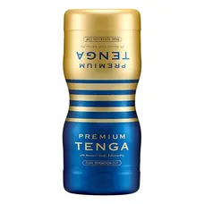 Tenga Premium Dual Sensation Cup - мастурбатор, 15.5х4.5 см (білий)