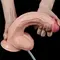 LoveToy Squirt Extreme Dildo Flesh 10'' - Великий кінчаючий фалос, 25.4х4.8 см