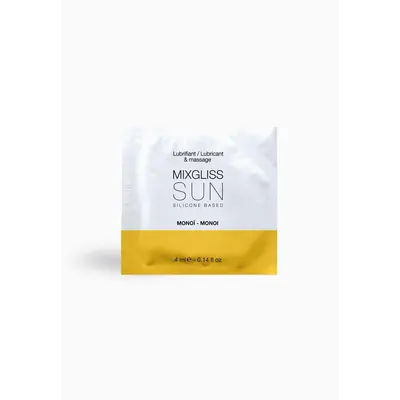 MixGliss Sun Monoi - Пробник лубриканта на силиконовой основе, 4 мл.