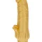 Get Real Gold Dicker Stim Vibrator - Вибратор 13х4.4 см (золотистый)