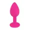 Toy Joy Medium Diamond Booty Jewel - Пробка анальная, 8х3.5 см (розовая)