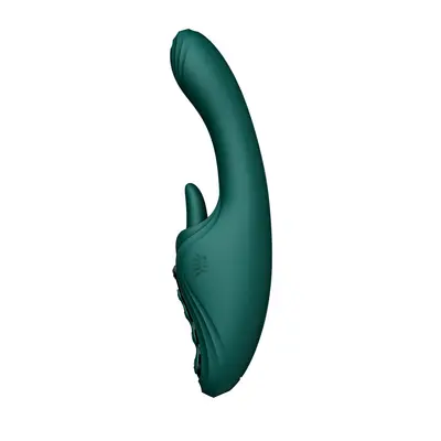 Вібратор-кролик зі смарт управлінням Zalo Ares Turquoise Green