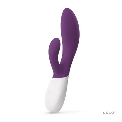 LELO Ina Wave 2 - вибратор кролик для стимуляции клитора и точки G, 20х4.5 см (фиолетовый)