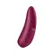 Satisfyer Curvy 1 + Вакуумно-хвильовий стимулятор з можливістю управління через додаток, 13.5х4.3 см (червоний)