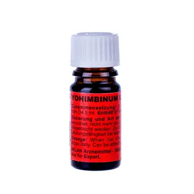Збуджуючи краплі Milan Yohimbinum D4, 5 мл